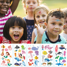 Load image into Gallery viewer, Children Waterproof Tattoo Stickers Cartoon Cute Funny Temporary Stickers Face Body Art Tattoo Stickers for Kids
