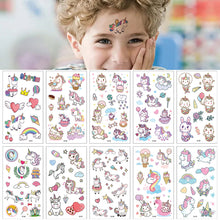 Load image into Gallery viewer, Children Waterproof Tattoo Stickers Cartoon Cute Funny Temporary Stickers Face Body Art Tattoo Stickers for Kids

