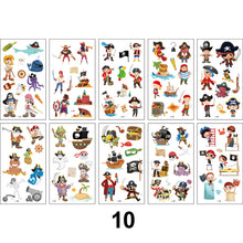 Load image into Gallery viewer, Children Waterproof Tattoo Stickers Cartoon Cute Funny Temporary Stickers Face Body Art Tattoo Stickers for Kids
