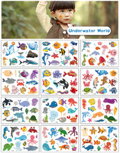 Load image into Gallery viewer, Cartoon Tattoo Stickers Children Funny Temporary Tattoo Stickers Cute Animal Tattoo Stickers Face Body Art Tattoo
