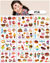 Load image into Gallery viewer, Cartoon Tattoo Stickers Children Funny Temporary Tattoo Stickers Cute Animal Tattoo Stickers Face Body Art Tattoo
