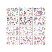 Load image into Gallery viewer, Cartoon Tattoo Stickers Children Funny Temporary Tattoo Stickers Cute Animal Tattoo Stickers Face Body Art Tattoo
