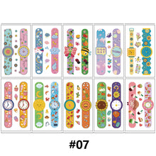 Load image into Gallery viewer, Children Waterproof Tattoo Stickers Girl Boy Cartoon Dinosaur Car Ocean Watch Tattoo Stickers Face Body Art Tattoo
