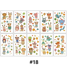 Load image into Gallery viewer, Children Waterproof Tattoo Stickers Girl Boy Cartoon Dinosaur Car Ocean Watch Tattoo Stickers Face Body Art Tattoo
