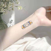Load image into Gallery viewer, Children Small Fresh Band-aid Tattoo Stickers Cartoon Cute Girl Face Arm Body Art Tattoo Stickers for Kids.
