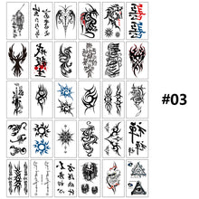 Load image into Gallery viewer, Small Fresh Tattoo Stickers Flowers Butterfly English Letters Face Arm Leg Chest Body Art Tattoo Stickers For Women Men
