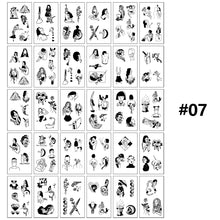 Load image into Gallery viewer, Small Fresh Tattoo Stickers Flowers Butterfly English Letters Face Arm Leg Chest Body Art Tattoo Stickers For Women Men

