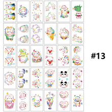 Load image into Gallery viewer, Small Fresh Tattoo Stickers Flowers Butterfly English Letters Face Arm Leg Chest Body Art Tattoo Stickers For Women Men
