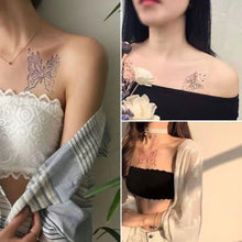 Load image into Gallery viewer, Colorful Butterfly Tattoo Stickers Temporary Arm Leg Chest Body Art Tattoo Long Lasting Butterfly Tattoo Stickers for Women
