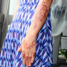 Load image into Gallery viewer, Vermillion Lace Tattoo Stickers Waterproof Long Lasting Tattoo Stickers Arm Leg Chest Body Art Tattoo For Women
