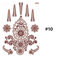 Load image into Gallery viewer, Vermillion Lace Tattoo Stickers Waterproof Long Lasting Tattoo Stickers Arm Leg Chest Body Art Tattoo For Women
