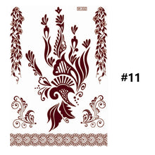 Load image into Gallery viewer, Vermillion Lace Tattoo Stickers Waterproof Long Lasting Tattoo Stickers Arm Leg Chest Body Art Tattoo For Women
