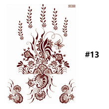 Load image into Gallery viewer, Vermillion Lace Tattoo Stickers Waterproof Long Lasting Tattoo Stickers Arm Leg Chest Body Art Tattoo For Women
