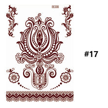 Load image into Gallery viewer, Vermillion Lace Tattoo Stickers Waterproof Long Lasting Tattoo Stickers Arm Leg Chest Body Art Tattoo For Women

