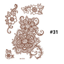 Load image into Gallery viewer, Vermillion Lace Tattoo Stickers Waterproof Long Lasting Tattoo Stickers Arm Leg Chest Body Art Tattoo For Women
