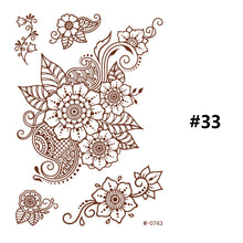 Load image into Gallery viewer, Vermillion Lace Tattoo Stickers Waterproof Long Lasting Tattoo Stickers Arm Leg Chest Body Art Tattoo For Women
