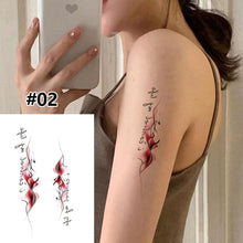 Load image into Gallery viewer, Small Fresh Cartoon Tattoo Stickers Waterproof Long Lasting Tattoo Stickers Temporary Body Art Tattoo Stickers For Women
