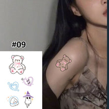 Load image into Gallery viewer, Small Fresh Cartoon Tattoo Stickers Waterproof Long Lasting Tattoo Stickers Temporary Body Art Tattoo Stickers For Women
