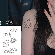 Load image into Gallery viewer, Small Fresh Cartoon Tattoo Stickers Waterproof Long Lasting Tattoo Stickers Temporary Body Art Tattoo Stickers For Women
