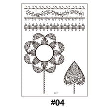 Load image into Gallery viewer, Lace Tattoo Stickers Black Bow Tattoo Stickers Waterproof Long Lasting Tattoo Stickers Body Art Tattoo Stickers For Women
