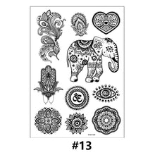 Load image into Gallery viewer, Lace Tattoo Stickers Black Bow Tattoo Stickers Waterproof Long Lasting Tattoo Stickers Body Art Tattoo Stickers For Women
