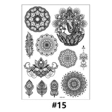 Load image into Gallery viewer, Lace Tattoo Stickers Black Bow Tattoo Stickers Waterproof Long Lasting Tattoo Stickers Body Art Tattoo Stickers For Women
