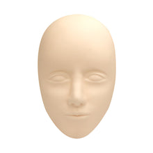 Load image into Gallery viewer, 5D Three-dimensional Silicone Tattoo Practice Mannequin Head Facial Tattoo Training Makeup Lip Eyebrow Tattoo Practice Head Model
