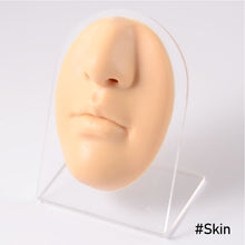 Load image into Gallery viewer, Face Silicone Model With Clear Board Lipstick Model Puncture Training Model Nose Nail Nose Ring Lip Nail Display
