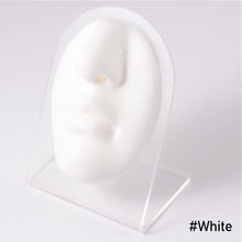 Load image into Gallery viewer, Face Silicone Model With Clear Board Lipstick Model Puncture Training Model Nose Nail Nose Ring Lip Nail Display
