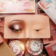 Load image into Gallery viewer, Professional Silicone Eyebrow Makeup Practice Board Thrush False Eyelashes Practice Makeup Practice Tool
