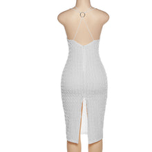 Load image into Gallery viewer, Summer Fashion Off Shoulder Laceing Suspenders Backless Hollow Waist Women Sexy Elegant Slim Fit Dress
