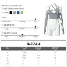 Load image into Gallery viewer, Lace-up Sling Halter Neck Hollow Design Wrap Long Sleeve Backless T-shirt Summer Sexy Slim Versatile Party Date Club Crop Tops
