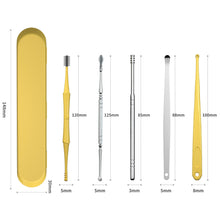Load image into Gallery viewer, Ear Cleaner Wax Pickers Earpick Ear Massage Spiral Remover Curette Ear Pick Cleaner Kit Spoon Care Ear Clean Tool Earpick
