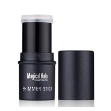 Load image into Gallery viewer, Highlighter Stick Makeup Glitter Contouring Bronzer Face Shimmer Powder Highlight Corrector Contour Highlighter &amp; Brightening Shadow Stick
