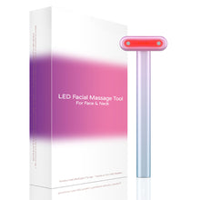 Load image into Gallery viewer, 4 In 1 Red Light Facial Skincare Tool Therapy for Face Neck EMS Microcurrent Face Massage Anti-Aging Skin Tightening Beauty Wand
