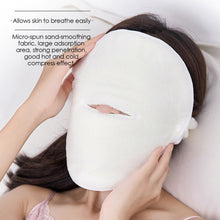 Load image into Gallery viewer, Facial Towel White Moisturizing and Hydrating Beauty Salon and Cold Hot Compress Mask Thickened Coral Fleece Face Towel
