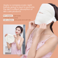 Load image into Gallery viewer, Facial Towel White Moisturizing and Hydrating Beauty Salon and Cold Hot Compress Mask Thickened Coral Fleece Face Towel
