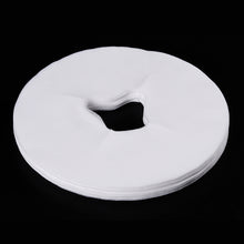 Load image into Gallery viewer, 100Pcs Disposable Massage Table Sheets Headrest Pads Face Pillow Cover Cushion Cover Massage Face Cradle Table Head Rest Cover
