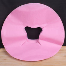 Load image into Gallery viewer, 100Pcs Disposable Massage Table Sheets Headrest Pads Face Pillow Cover Cushion Cover Massage Face Cradle Table Head Rest Cover
