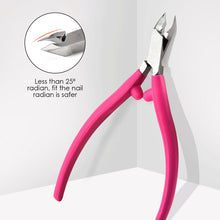 Load image into Gallery viewer, Nail Art Cuticle Nippers Cutter Pliers Silicone Handle Dead Skin Remover Manicure Clipper Scissor Pedicure Fingernail Trimming Tool
