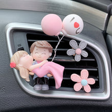 Load image into Gallery viewer, Car Air Vent Freshener Essential Oil Perfume Clip Scent Aromas Diffuser Decor Lovely Couple Fragrance Auto Interior Accessories
