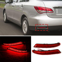 Load image into Gallery viewer, Pair Car LED Stop Brake Light Fog Lamp Daytime Reflector Lamp Backup Tail Bumper For Nissan Almera Bluebird Sylphy 09-12

