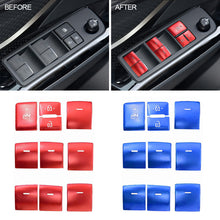 Load image into Gallery viewer, 10Pcs Car Window Glasses Lift Engine Start Frame Trim For Toyota CHR 2016-2021 Aluminum Alloy

