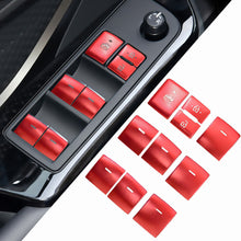 Load image into Gallery viewer, 10Pcs Car Window Glasses Lift Engine Start Frame Trim For Toyota CHR 2016-2021 Aluminum Alloy
