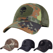 Load image into Gallery viewer, Military Tactical Baseball Caps Camouflage Army Soldier Combat Paintball Adjustable Classic Snapback Summer Sun Hats Men
