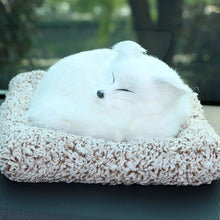 Load image into Gallery viewer, Cute Plush Simulation Sleeping Cats Dogs Car Dashboard Ornaments Decor Automobiles Decoration Interior Gift Auto Accessories
