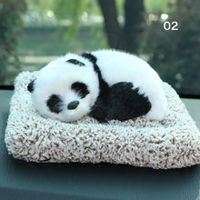 Load image into Gallery viewer, Cute Plush Simulation Sleeping Cats Dogs Car Dashboard Ornaments Decor Automobiles Decoration Interior Gift Auto Accessories
