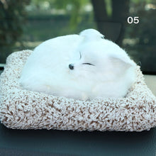 Load image into Gallery viewer, Cute Plush Simulation Sleeping Cats Dogs Car Dashboard Ornaments Decor Automobiles Decoration Interior Gift Auto Accessories
