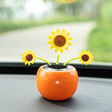 Load image into Gallery viewer, Cute Car Accessorie Auto Swing Solar Sunflower Pendant Auto Car Decoration Ornaments Birthday Gift Car Home Decoraction

