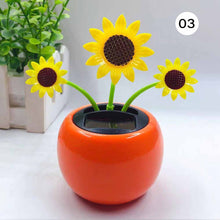 Load image into Gallery viewer, Cute Car Accessorie Auto Swing Solar Sunflower Pendant Auto Car Decoration Ornaments Birthday Gift Car Home Decoraction
